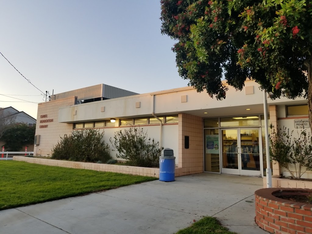 Isabel Henderson Library | 4805 Emerald St, Torrance, CA 90503, USA | Phone: (310) 371-2075