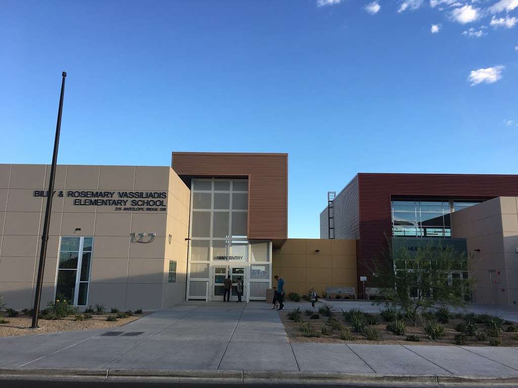 Vassiliadis Elementary School | 215 Antelope Ridge Dr, Las Vegas, NV 89138 | Phone: (702) 799-1420