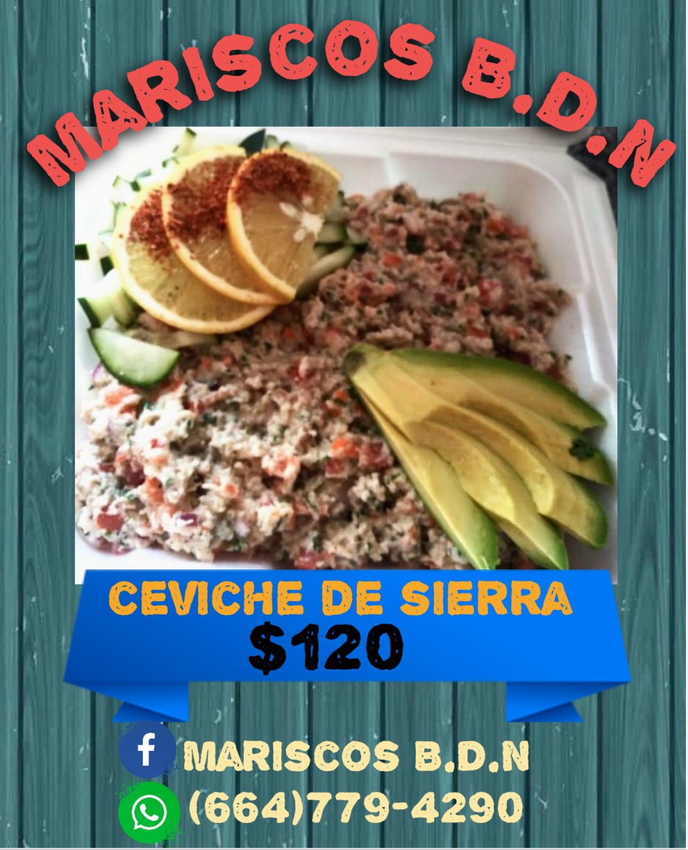 Mariscos B.D.N | Paseo Sorrentino 10289, Villa Residencial Santa Fe 5a Secc., 22664 Portico de San Antonio, B.C., Mexico | Phone: 664 779 4290