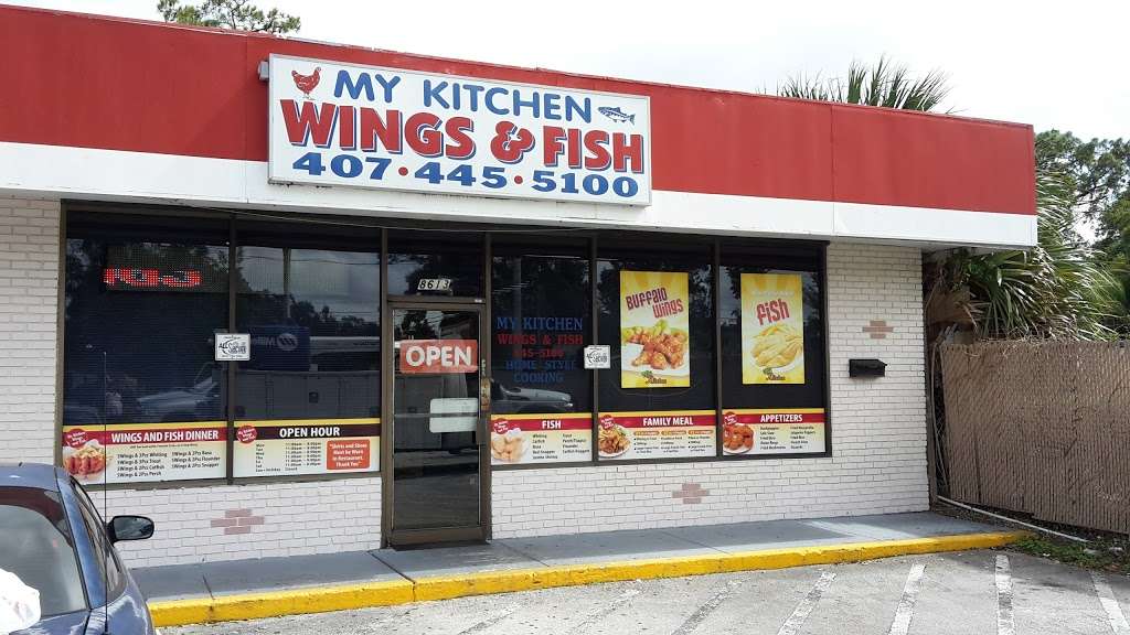 My Kitchen Wings & Fish | 8613 Forest City Rd, Orlando, FL 32810, USA | Phone: (407) 445-5100