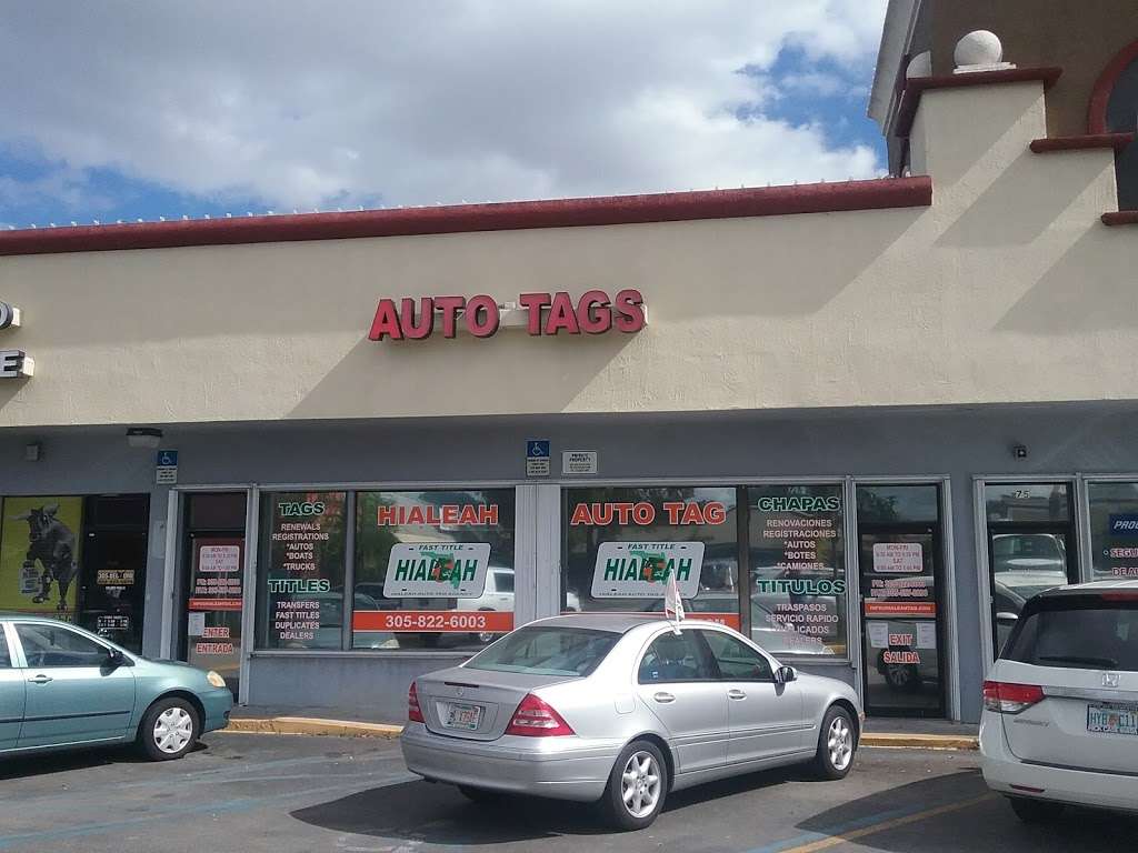 Hialeah Auto Tag Agency | 1550 W 84th St, Hialeah, FL 33014, USA | Phone: (305) 822-6003