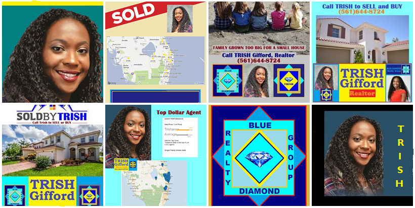BLUE DIAMOND REALTY GROUP -Trishanna "TRISH" Gifford, Broker | 505 Royal Palm Beach Blvd, Royal Palm Beach, FL 33411, USA | Phone: (561) 644-8724