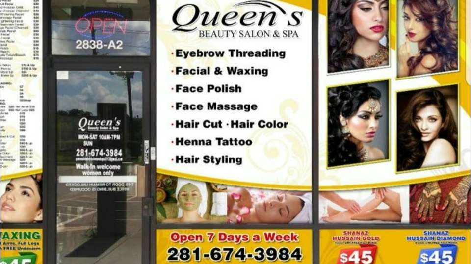 Queens Beauty Salon & SPA. Serving Richmond, Sugar Land, Bellai | 2838 HWY 6 SOUTH A2, Houston, TX 77082, USA | Phone: (281) 674-3984