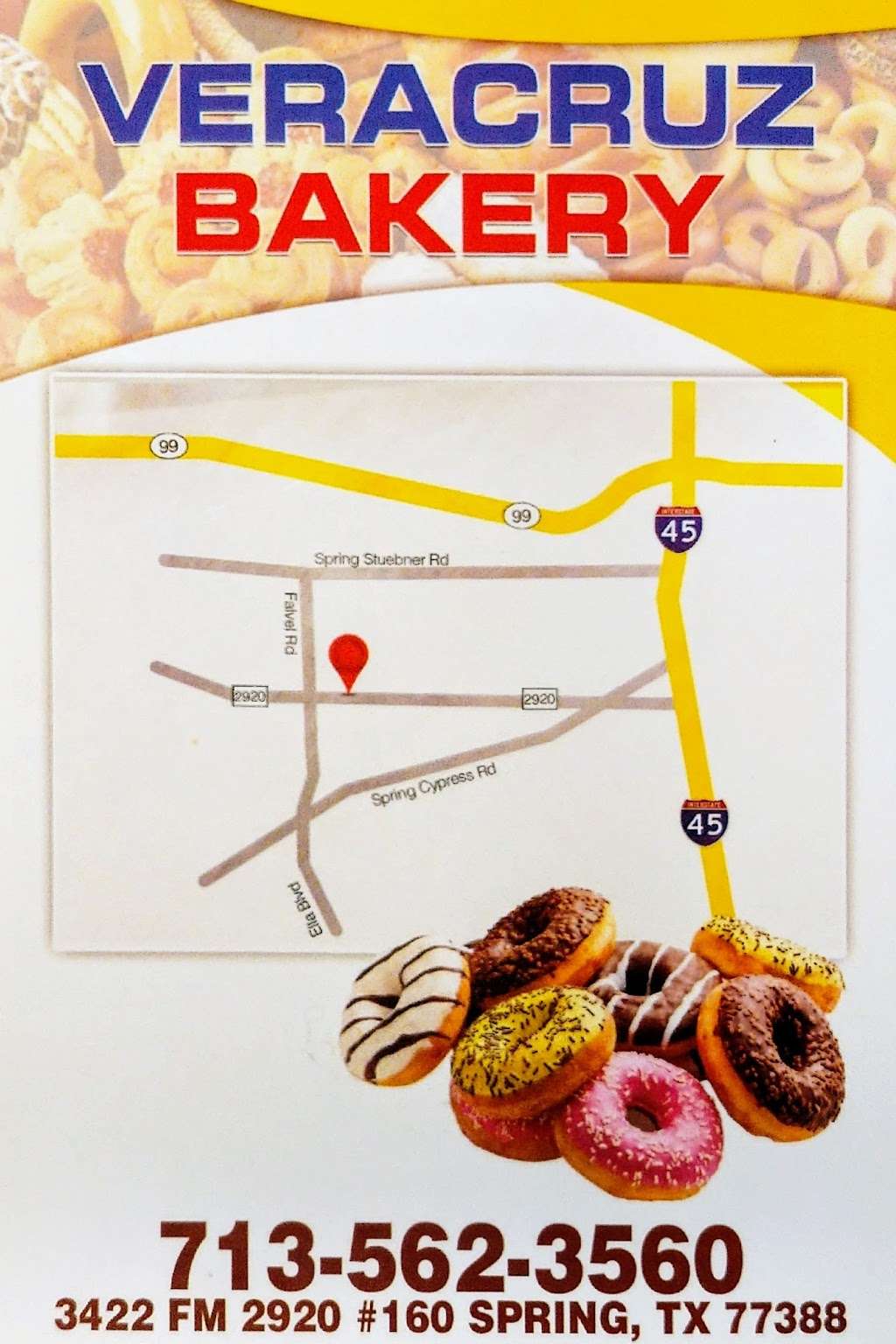 Veracruz Bakery | 3422 Farm to Market 2920, Spring, TX 77388, USA | Phone: (713) 562-3560