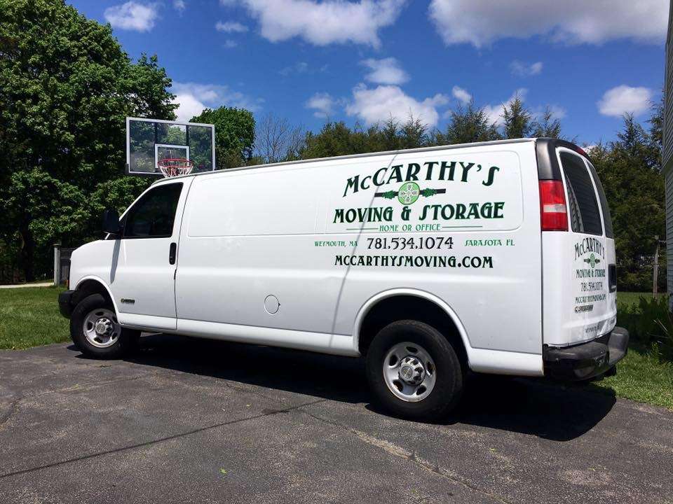 McCarthys Moving & Storage | 52 Oak St, Weymouth, MA 02190, USA | Phone: (781) 534-1074
