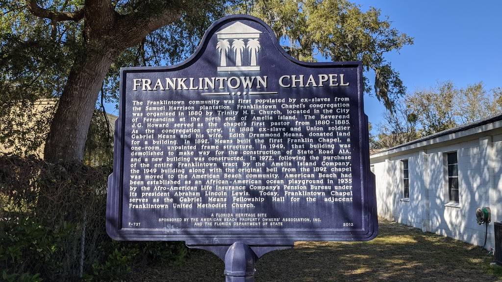 Franklintown United Methodist | 1415 Lewis St, Fernandina Beach, FL 32034, USA | Phone: (904) 277-2726