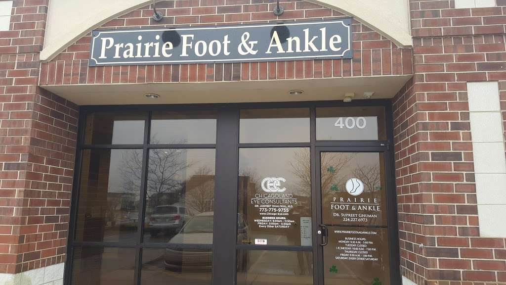 Prairie Foot & Ankle | 2371 Bowes Rd Suite 400, Elgin, IL 60123, USA | Phone: (224) 227-6973