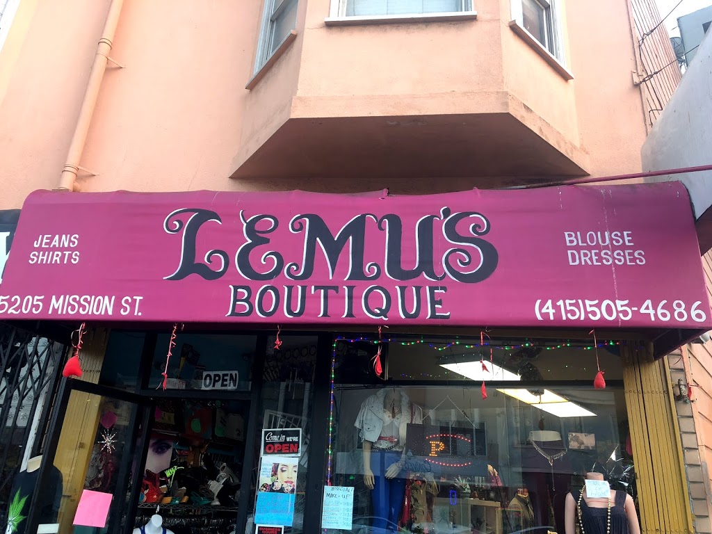 Lemus Boutique | 5205 Mission St, San Francisco, CA 94112, USA | Phone: (415) 505-4686