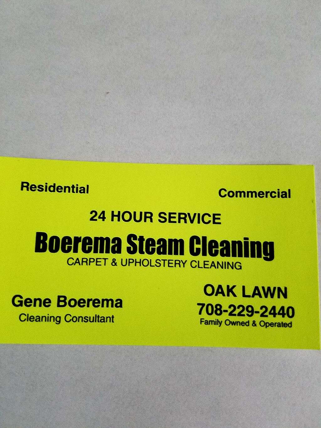 Boerema Steam Cleaning | 10016 Merton Ave, Oak Lawn, IL 60453, USA | Phone: (708) 229-2440