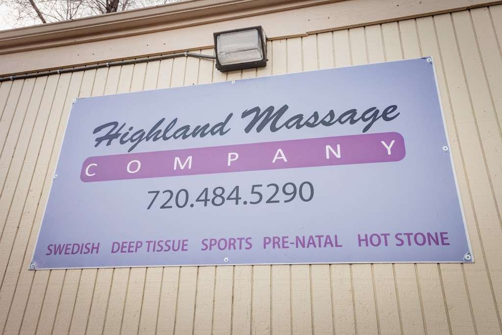Highland Massage Company | 5110 W 38th Ave, Denver, CO 80212, USA | Phone: (720) 484-5290
