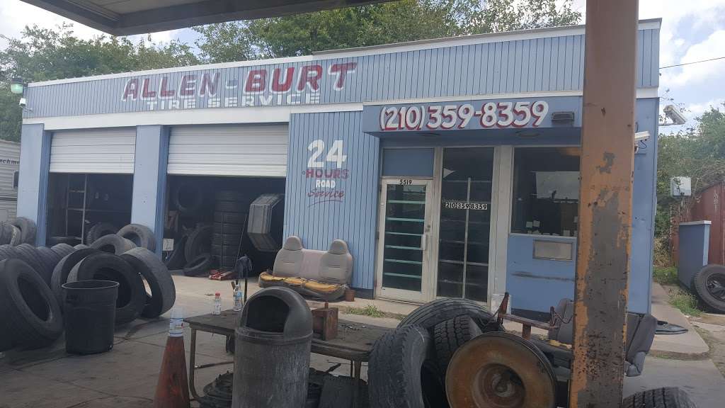 Allen Burt Truck Tire Service | 5519 I-10 Frontage Rd, San Antonio, TX 78219, USA | Phone: (210) 359-8359