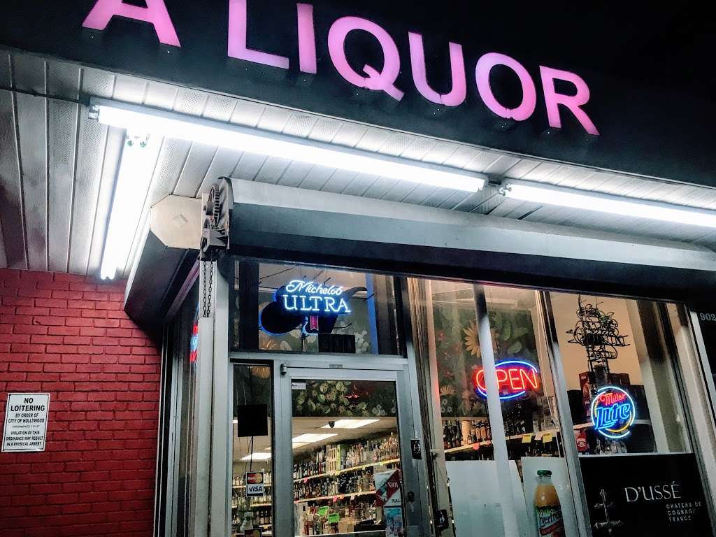 A Liquors | 900 N 30th Rd, Hollywood, FL 33021, USA | Phone: (954) 961-9230