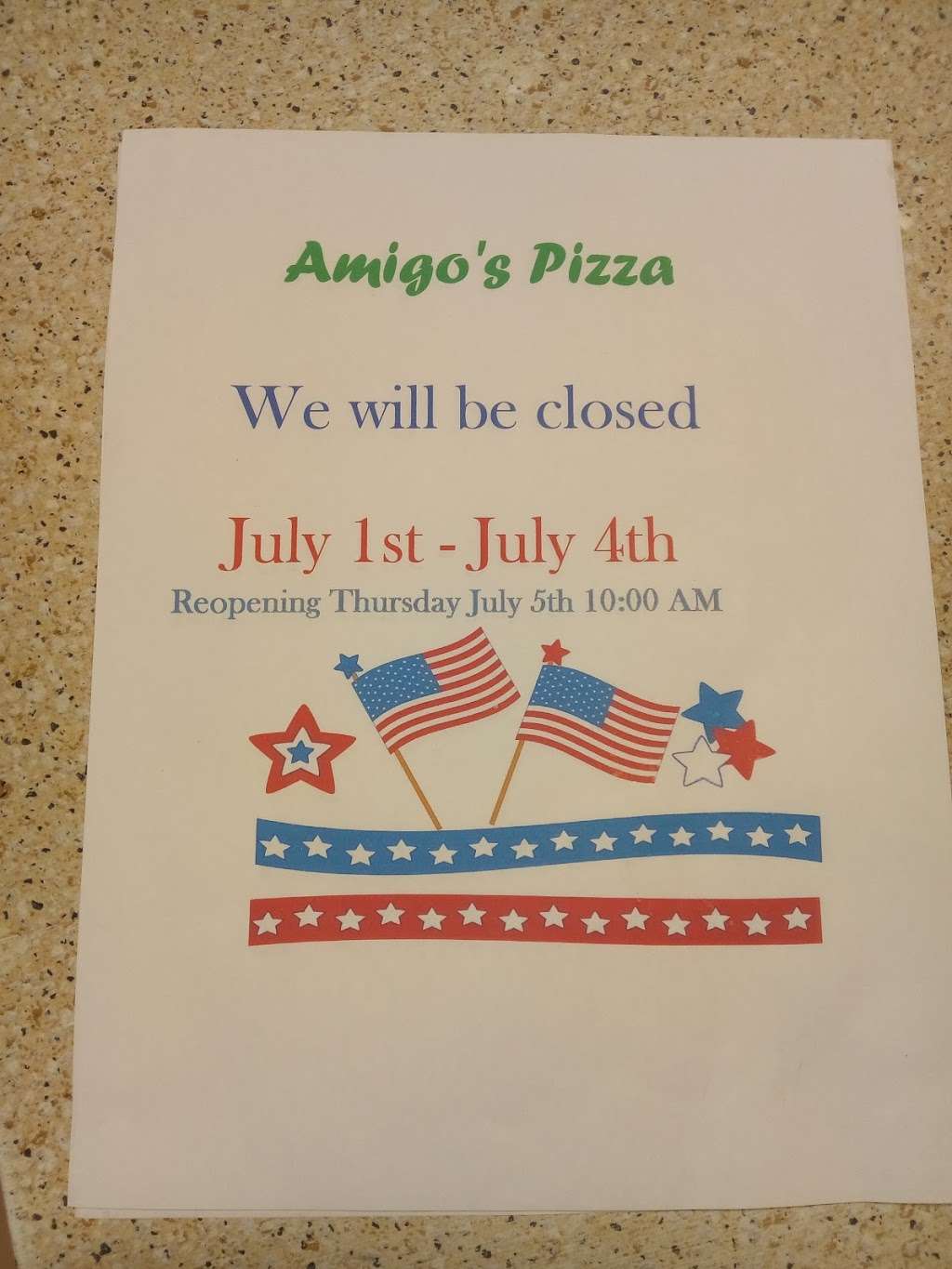 Amigos Pizza | 2017 Kutztown Rd, Reading, PA 19605, USA | Phone: (610) 929-3100