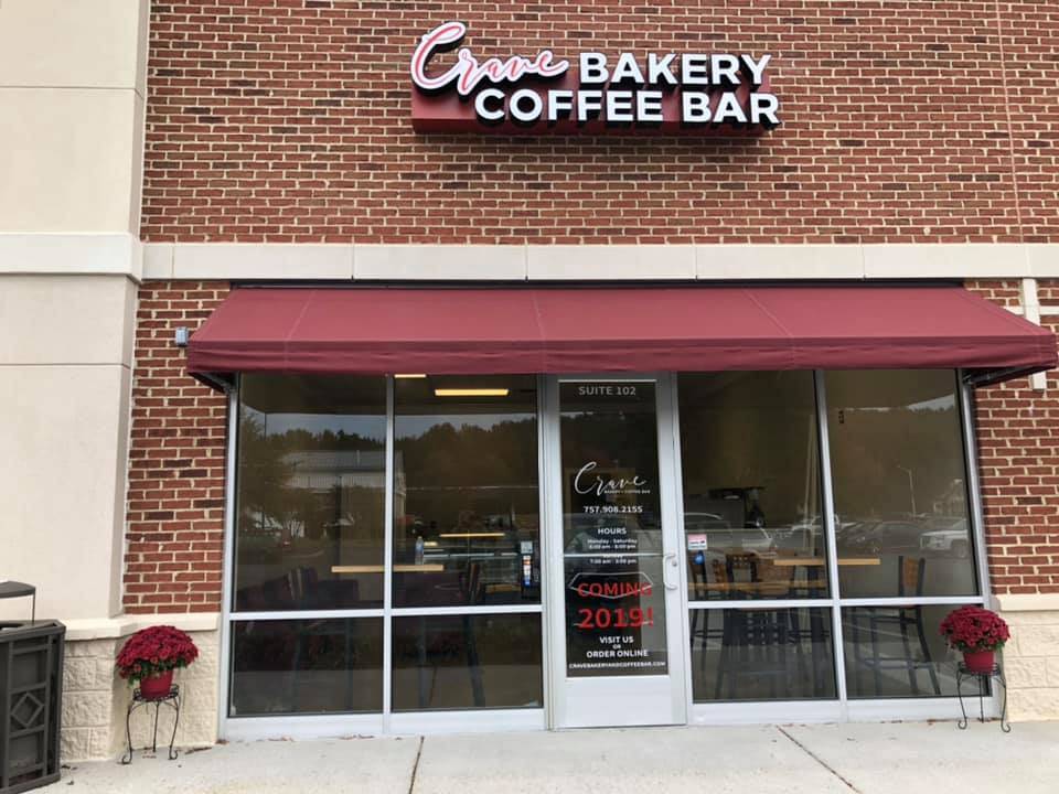 Crave Bakery and Coffee Bar | 141 Hillcrest Pkwy, Chesapeake, VA 23322, USA | Phone: (757) 908-2155