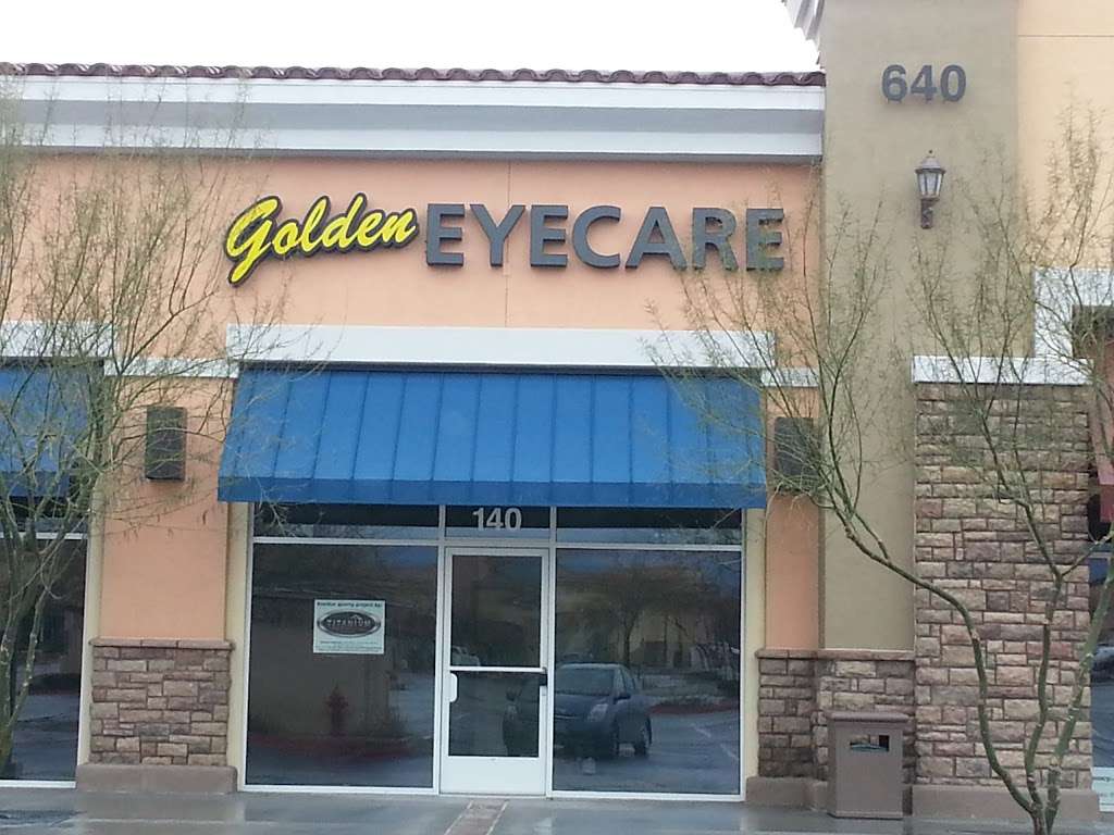 Golden Eyecare | 640 E Deer Springs Way Ste 140, North Las Vegas, NV 89086, USA | Phone: (702) 651-2000