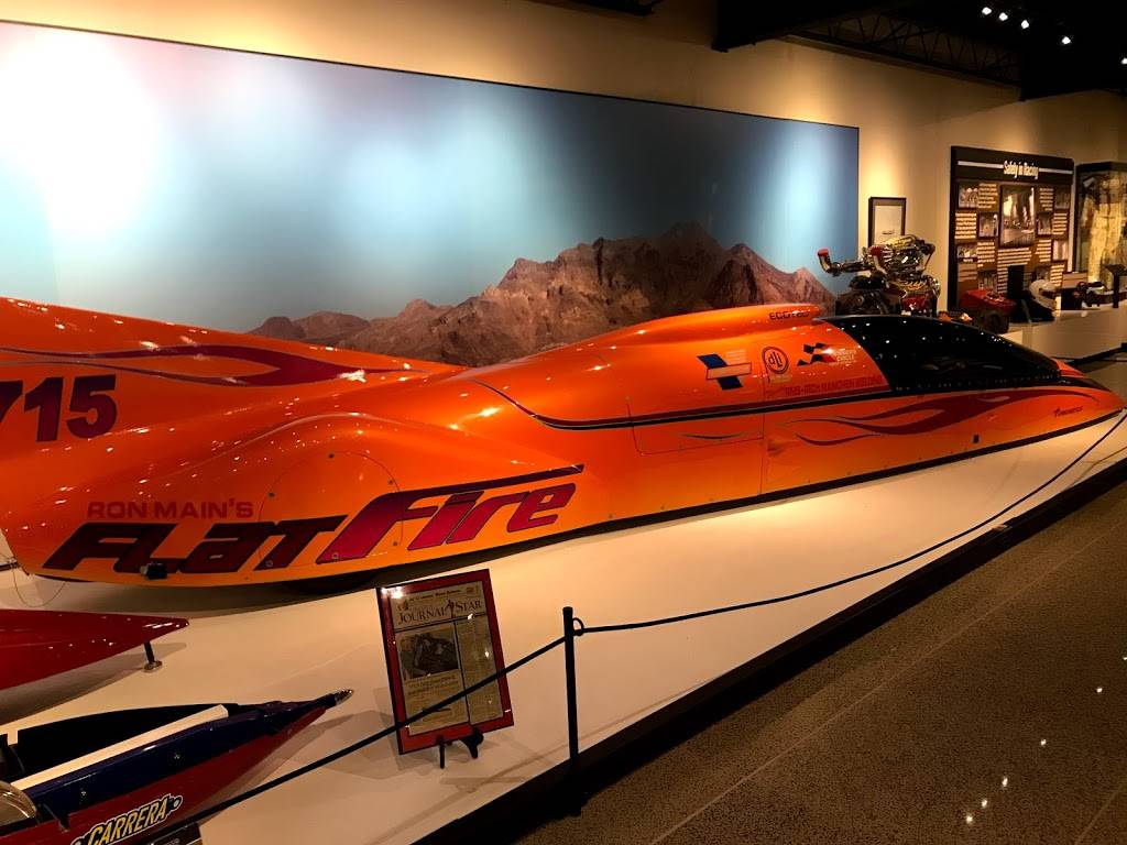 Museum of American Speed | 599 Oakcreek Dr, Lincoln, NE 68528, USA | Phone: (402) 323-3166