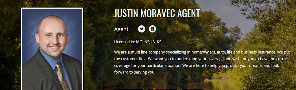 Justin Moravec - American Family Insurance | 7272 K4 Hwy Suite H, Meriden, KS 66512 | Phone: (785) 841-6776