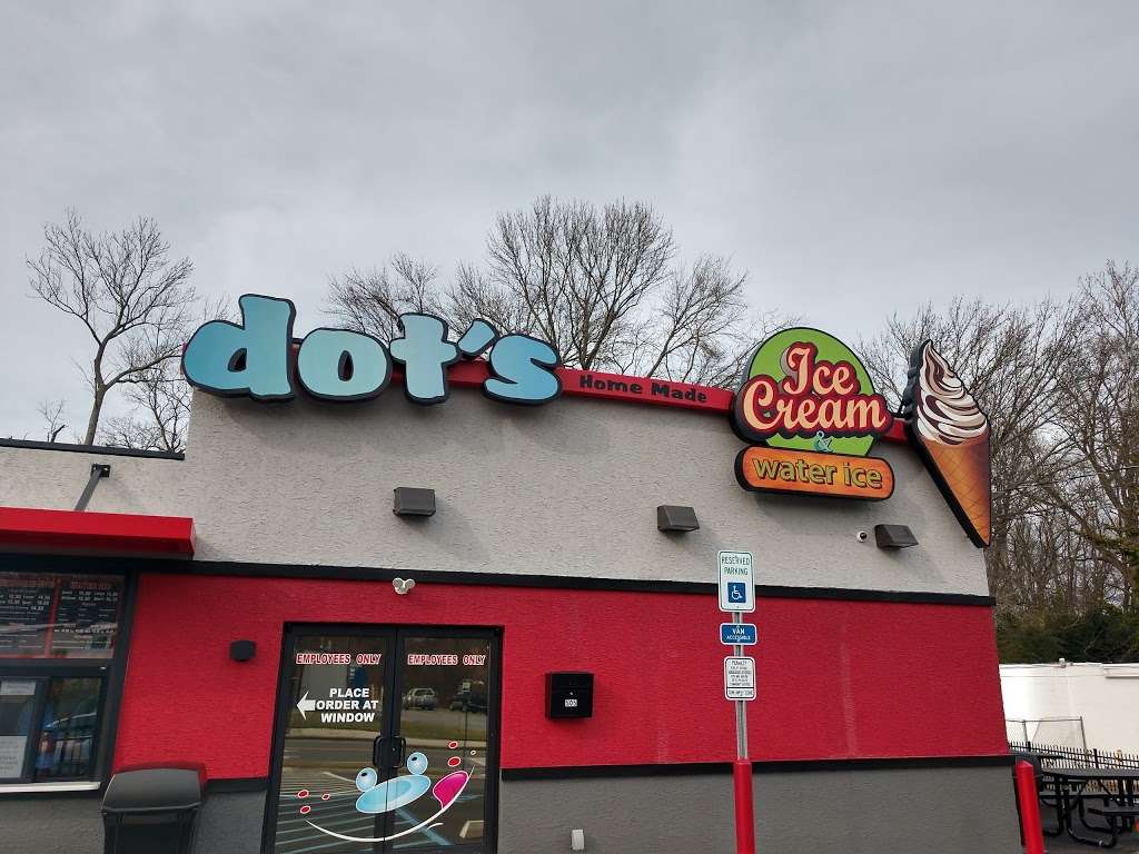 dots Home Made Ice Cream & Water Ice | 505 Elm Ave, Woodbury Heights, NJ 08097, USA | Phone: (856) 537-5505