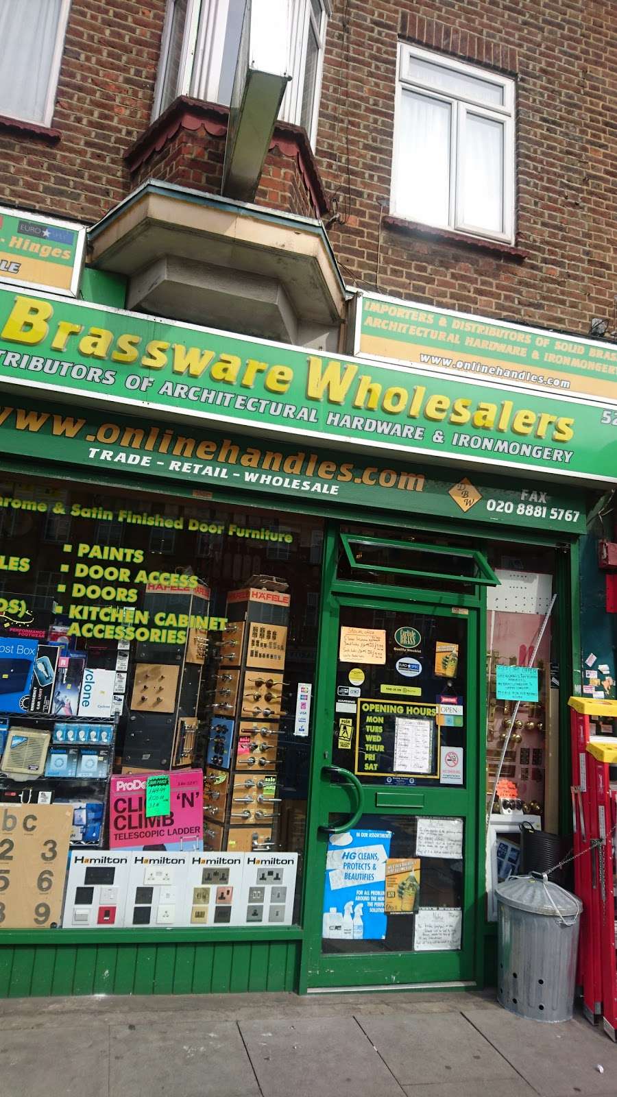 Davids Brassware Retailers & Wholesale | 52 Green Lanes, London N13 6JU, UK | Phone: 020 8881 3108