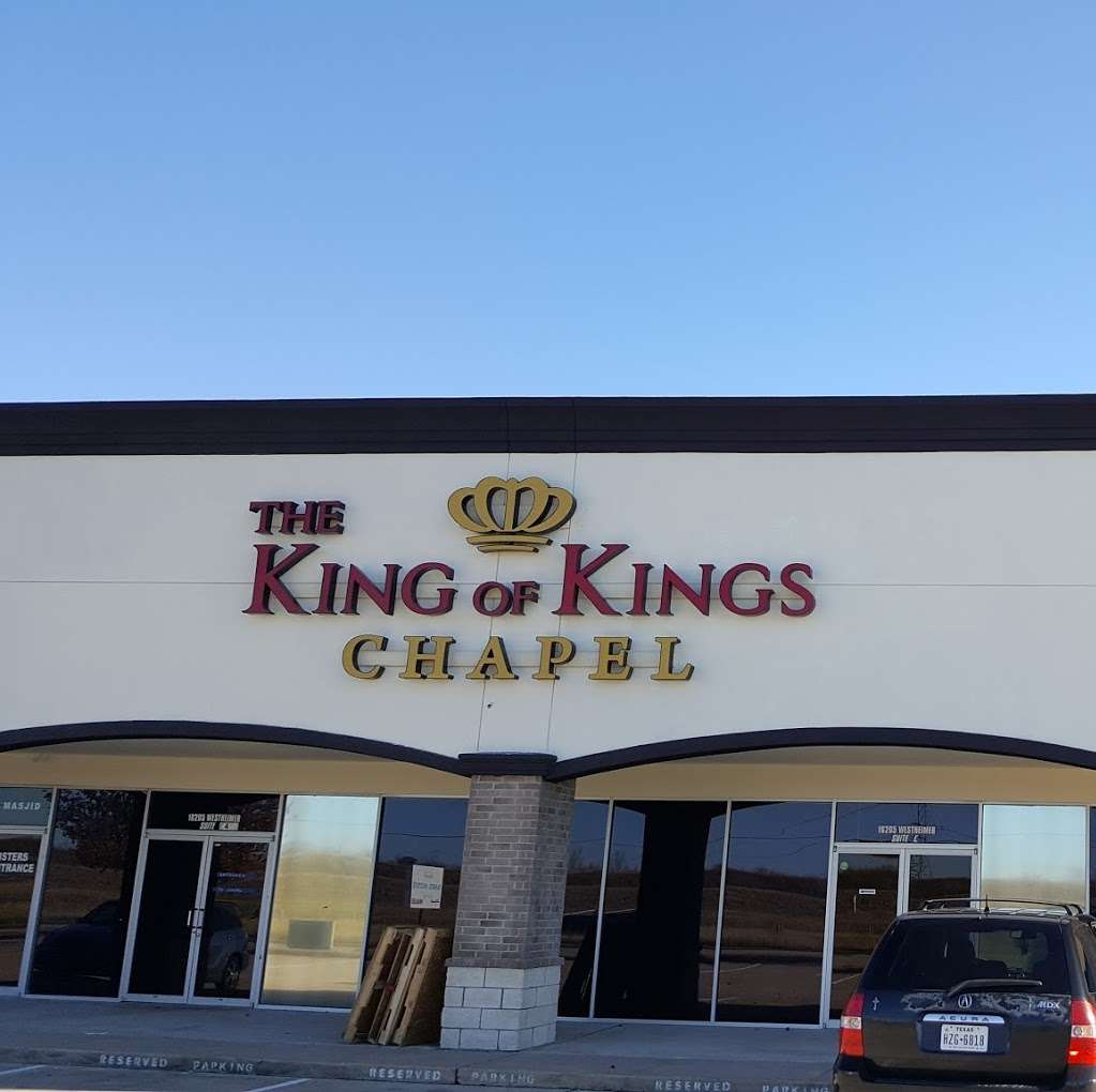 The King of Kings Chapel | 16205 Westheimer Rd C 400, Houston, TX 77082 | Phone: (281) 616-6638