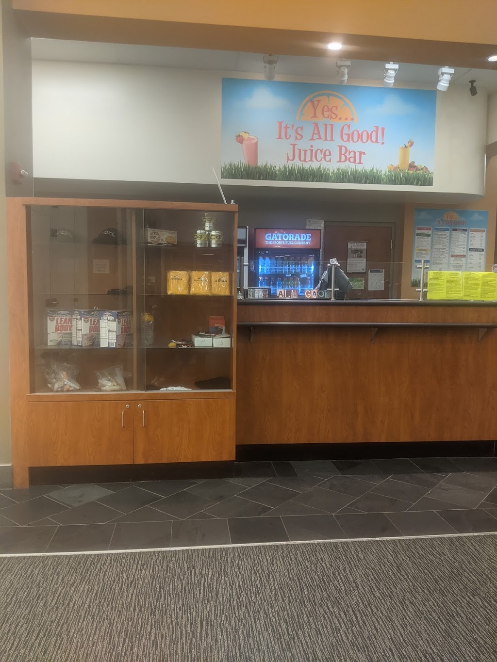 Yes Its All Good Juice Bar | Located Inside LA Fitness, 3 Hawes Way, Stoughton, MA 02072, USA | Phone: (781) 436-8265