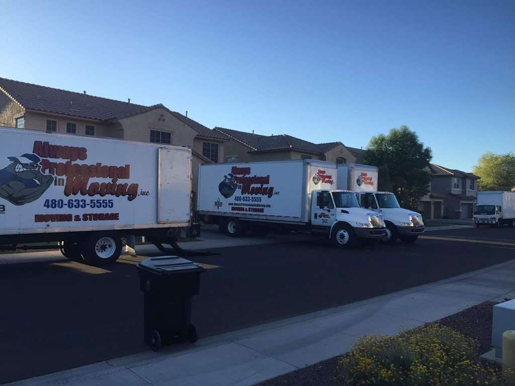 Always Professional In Moving, Inc. | 1730 W Sunrise Blvd # B104, Gilbert, AZ 85233, USA | Phone: (480) 633-5555