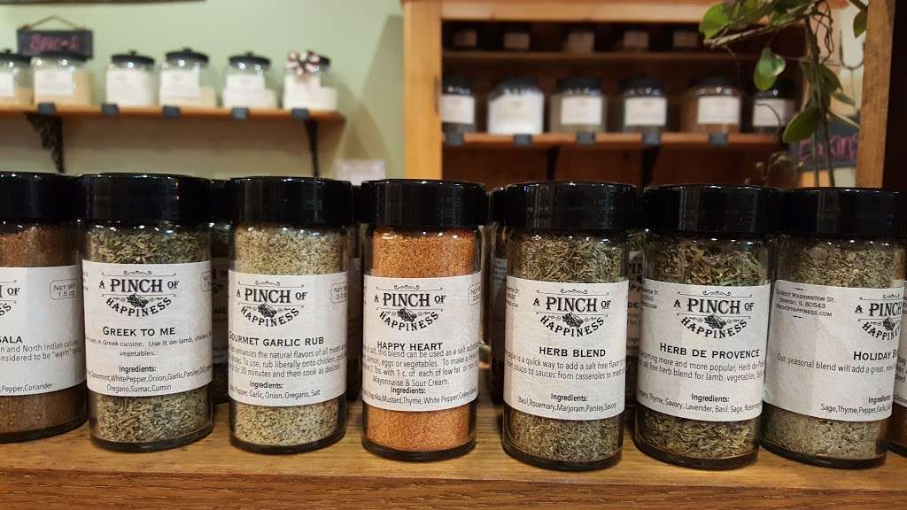 A Pinch Of Happiness Spice Shop | 74 W Washington St, Oswego, IL 60543, USA | Phone: (630) 806-4990