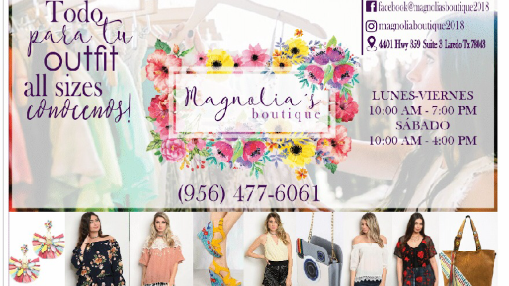 Magnolias Boutique Laredo TX | 4401 Texas 359 #3, 4784, Laredo, TX 78043, USA | Phone: (956) 477-6061