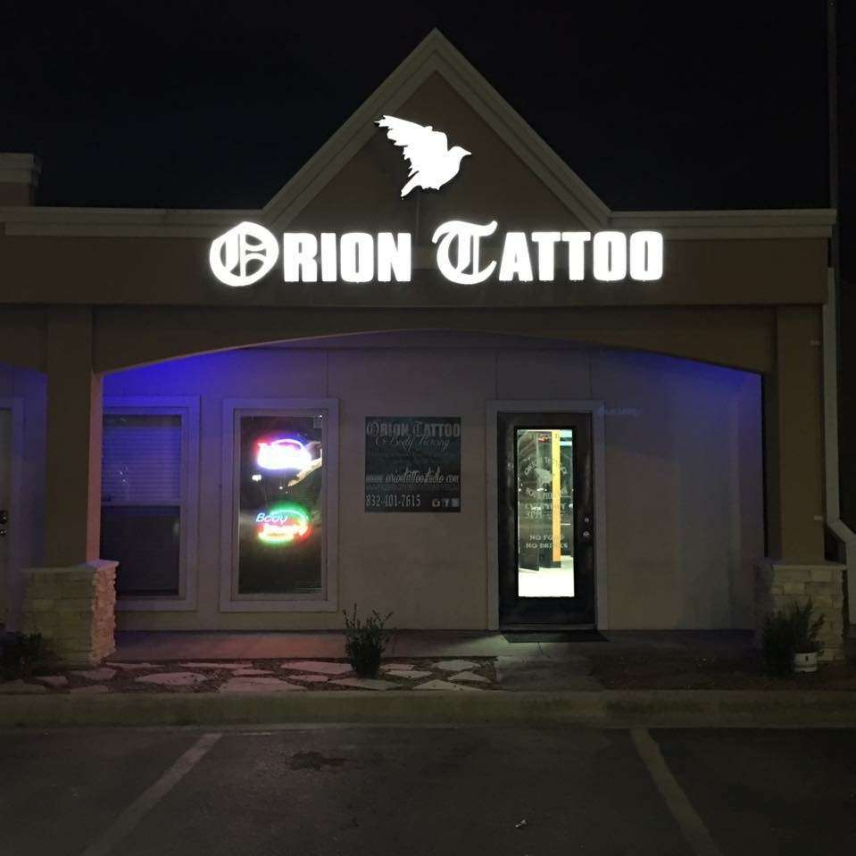 Orion Tattoo & Body Piercing | 24141 US-59, Porter, TX 77365, USA | Phone: (832) 401-7615