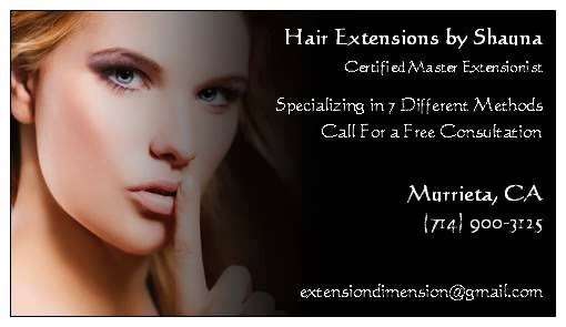 Hair Extensions by Shauna | 27598 Hackberry St, Murrieta, CA 92562, USA | Phone: (714) 900-3125