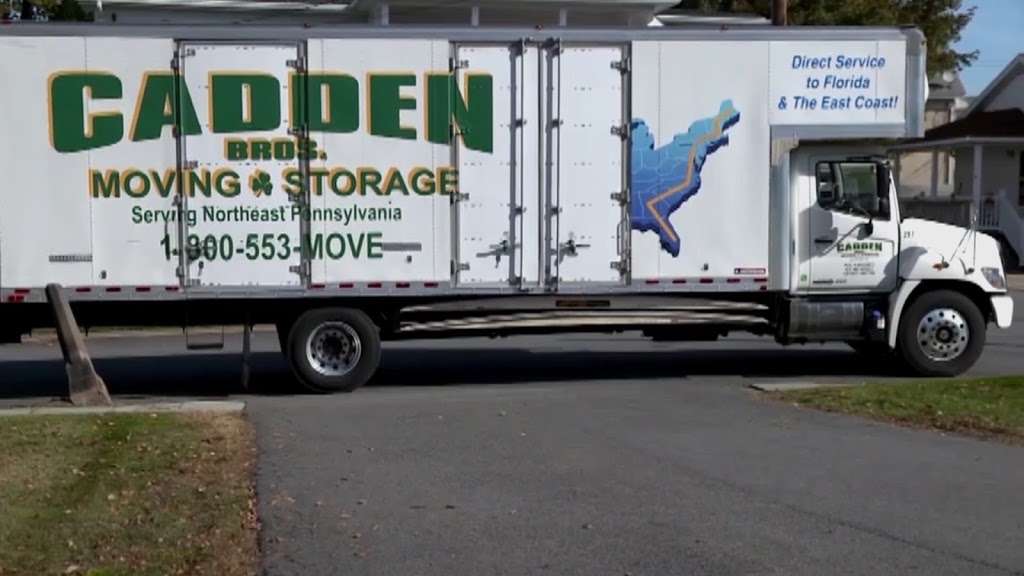 Cadden Bros. Moving & Storage | 1106 Mid Valley Dr, Olyphant, PA 18447, USA | Phone: (800) 553-6683