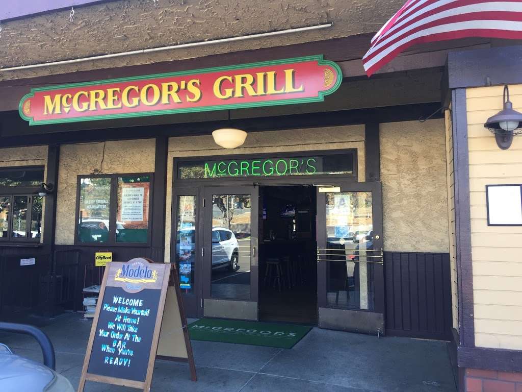 McGregors Grill | 10475 San Diego Mission Rd, San Diego, CA 92108, USA | Phone: (619) 282-9797