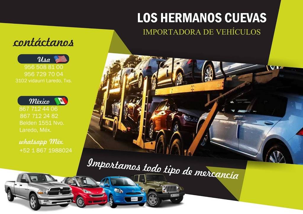 Importacion Hermanos cuevas | 3102 Vidaurri Ave, Laredo, TX 78040, USA | Phone: (956) 729-7004