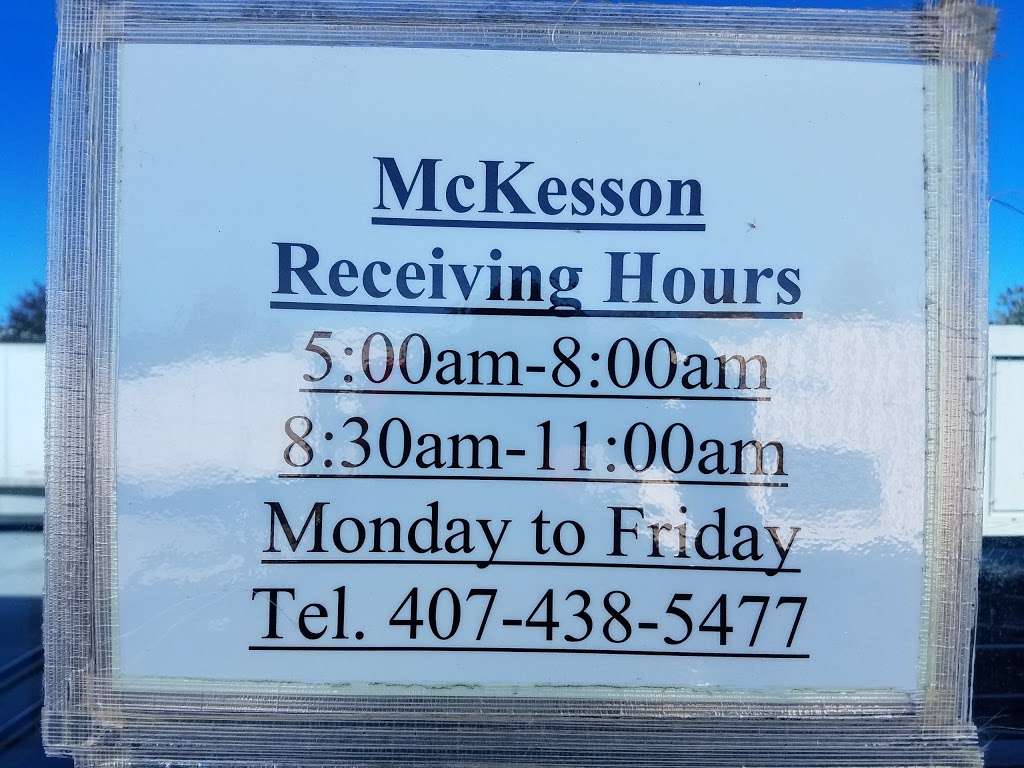 McKesson | 401 Gills Dr, Orlando, FL 32824, USA | Phone: (407) 857-5964