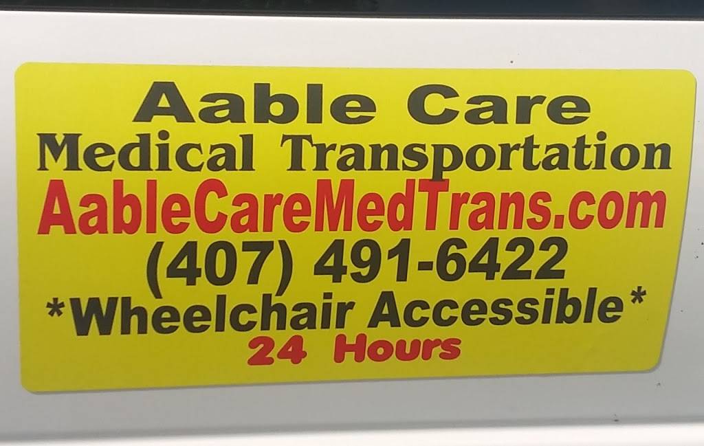 Aable Care Non Emergency Medical Transportation | 875 Lancer Cir, Ocoee, FL 34761, USA | Phone: (407) 491-6422