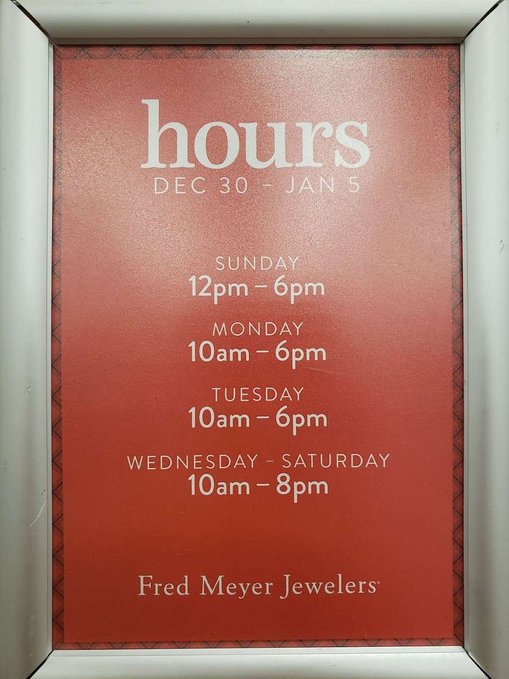 Fred Meyer Jewelers | 15051 E 104th Ave, Commerce City, CO 80022, USA | Phone: (303) 286-5480