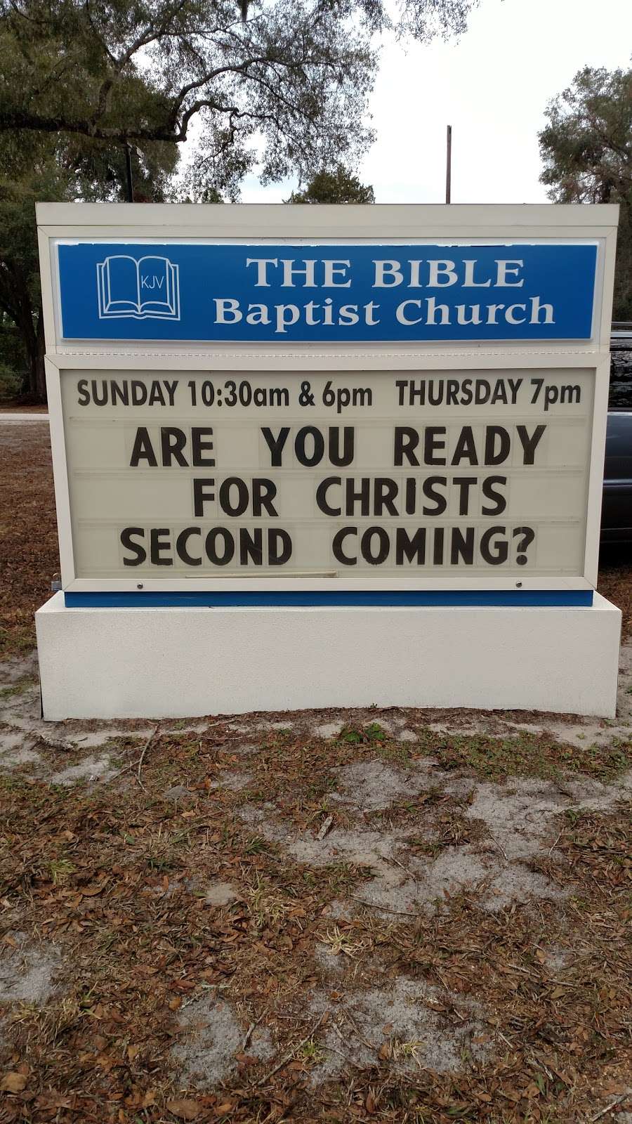 THE BIBLE Baptist Church | 872 Glenwood Rd, DeLand, FL 32720, USA | Phone: (386) 736-9274