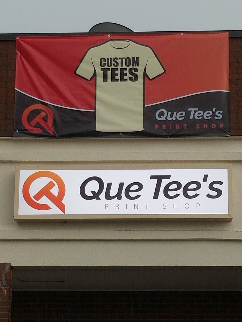 Que Tees Print Shop | 1003 Masonic Ln A, Richmond, VA 23223, USA | Phone: (804) 852-9750