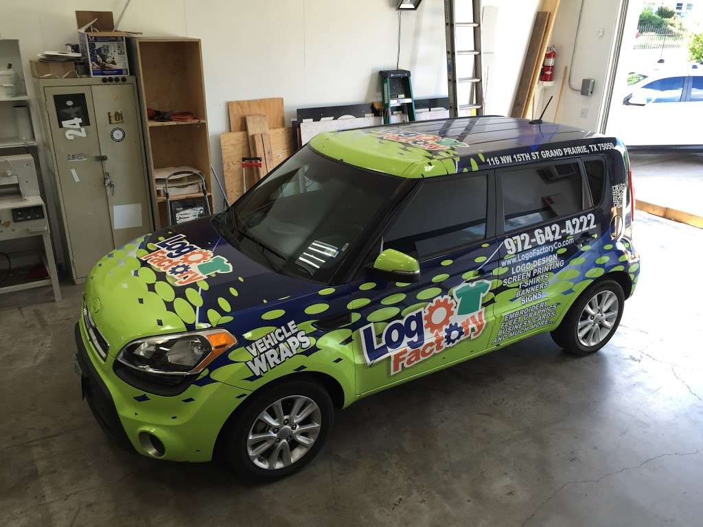 Logo Factory | 116 NW 15th St, Grand Prairie, TX 75050, USA | Phone: (972) 642-4222