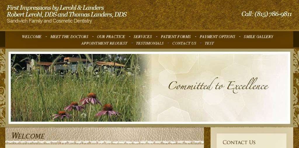 First Impressions by Lerohl & Landers | 430 Dayton St, Sandwich, IL 60548, USA | Phone: (815) 786-9811