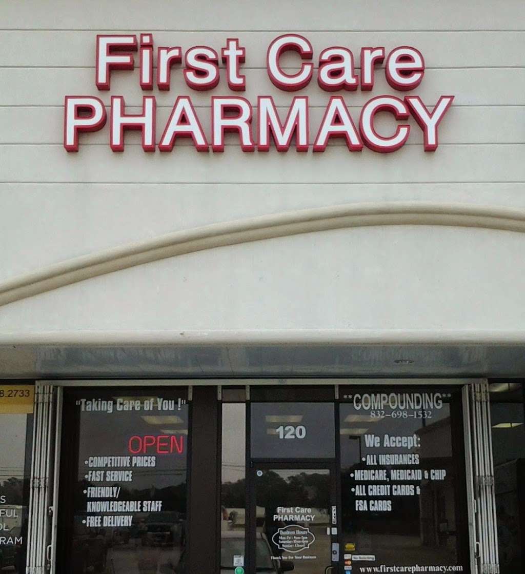 First Care Pharmacy | 7872, 24922 Tomball Pkwy #120, Tomball, TX 77375, USA | Phone: (832) 698-1532