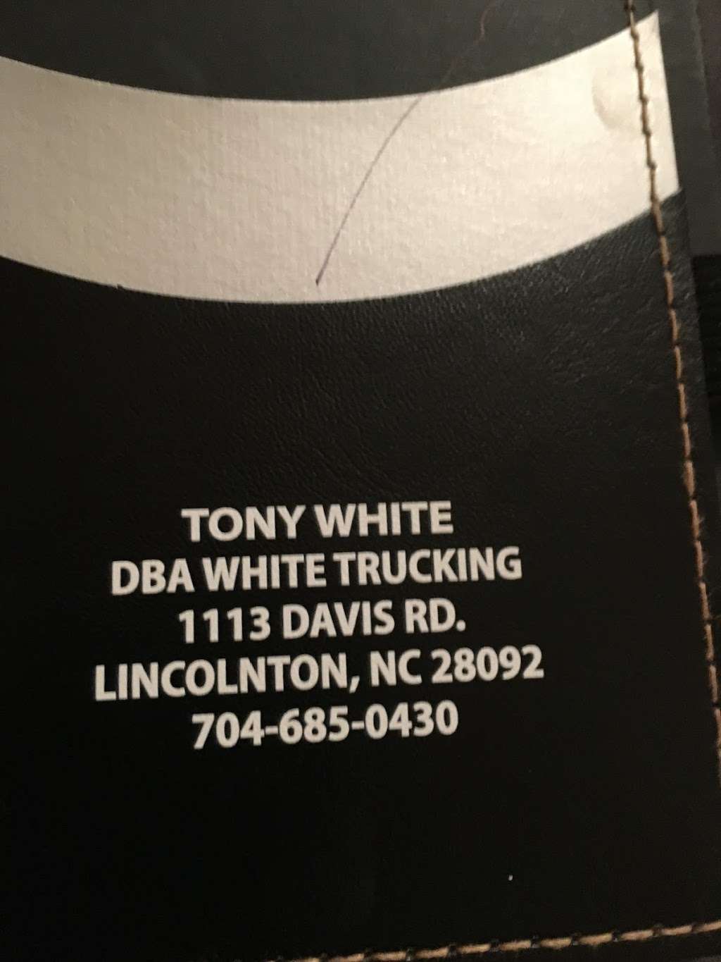 White Trucking | 1113 Davis Rd, Lincolnton, NC 28092, USA | Phone: (704) 685-0430