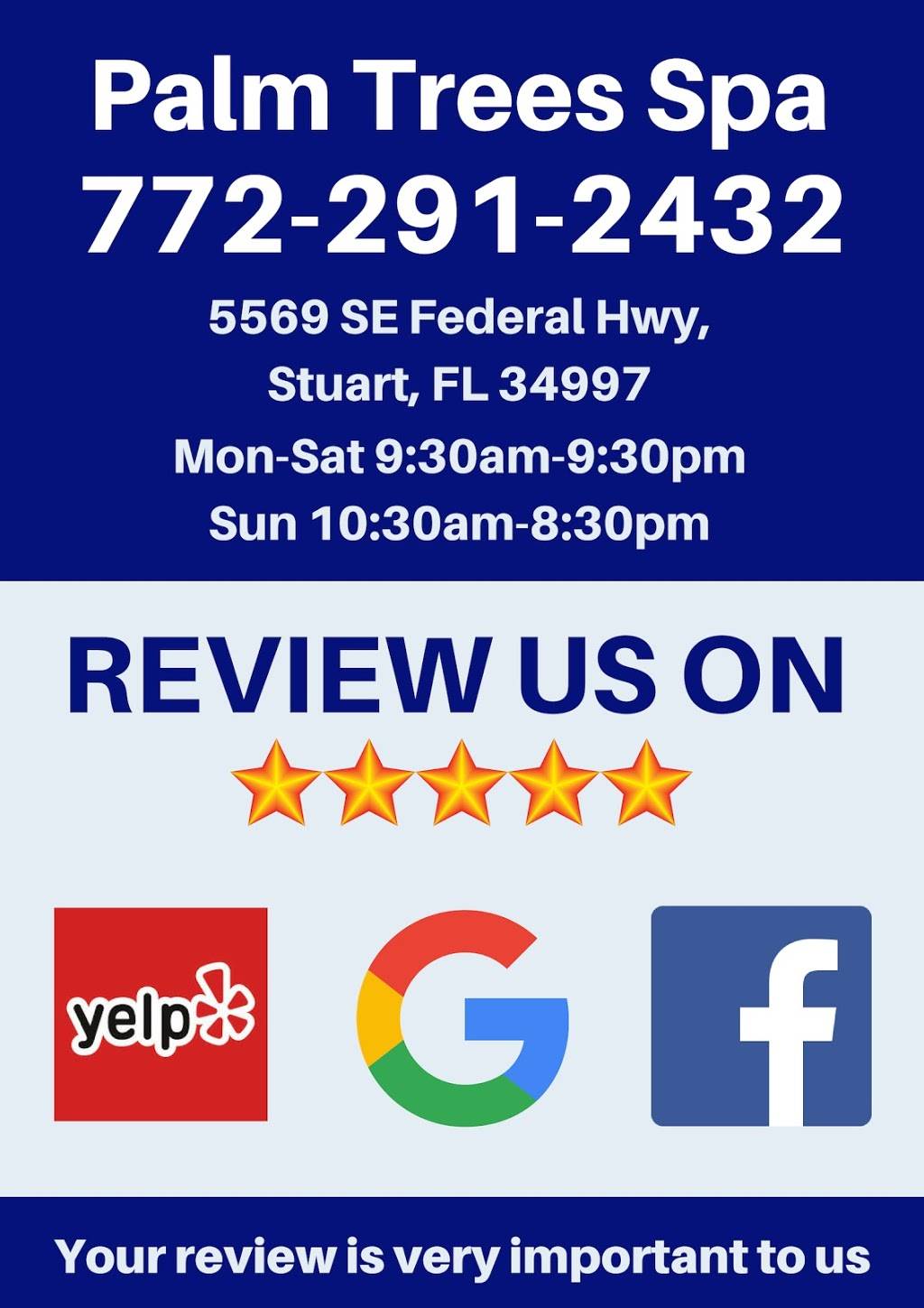 Palm Spa | 5569 SE Federal Hwy, Stuart, FL 34997 | Phone: (772) 291-2432