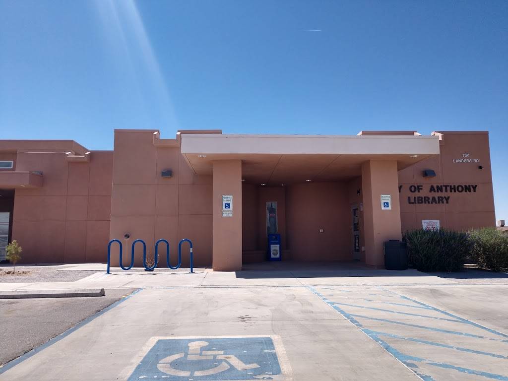 City of Anthony NM Library | 750 Landers Rd, Anthony, NM 88021, USA | Phone: (575) 882-3059