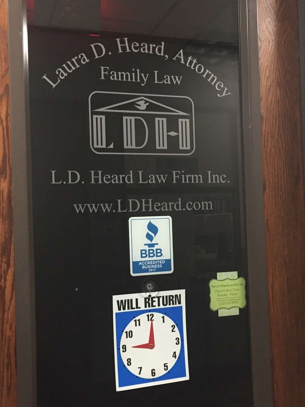 Laura D. Heard, Attorney at Law | 14607 San Pedro Ave #205, San Antonio, TX 78232, USA | Phone: (210) 655-9090