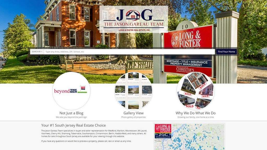 The Jason Gareau Team - Long & Foster Real Estate | 9 Tomlinson Mill Rd, Medford, NJ 08055, USA | Phone: (609) 795-7069