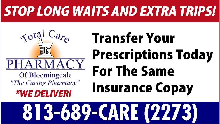 Total Care Pharmacy of Bloomingdale | 519 E Bloomingdale Ave C, Brandon, FL 33511 | Phone: (813) 689-2273