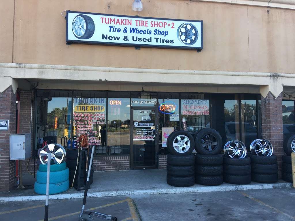 Tumakin Tire Shop #2 | 4019 Farm to Market 2920, Spring, TX 77388, USA | Phone: (281) 528-6877