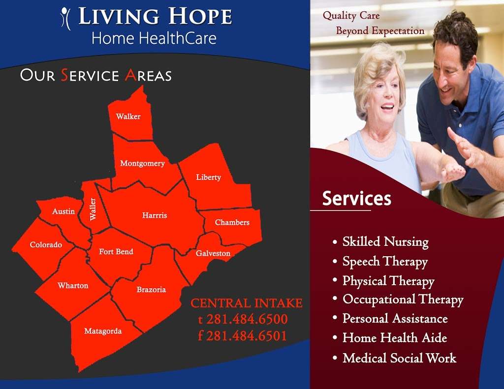 LIVING HOPE HOME HEALTHCARE | 12550 Fuqua St, Houston, TX 77034, USA | Phone: (281) 484-6500