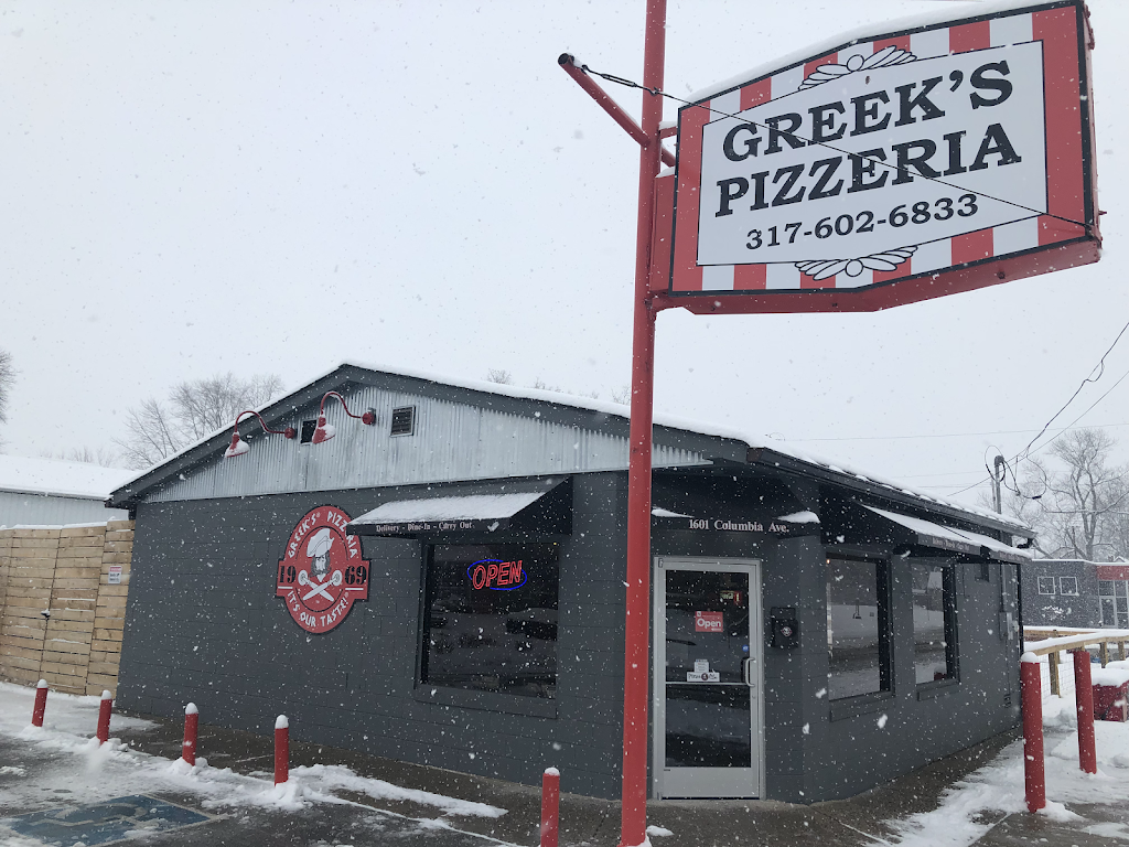 Greek’s Pizzeria 16th Street | 1601 Columbia Ave, Indianapolis, IN 46202, USA | Phone: (317) 602-6833